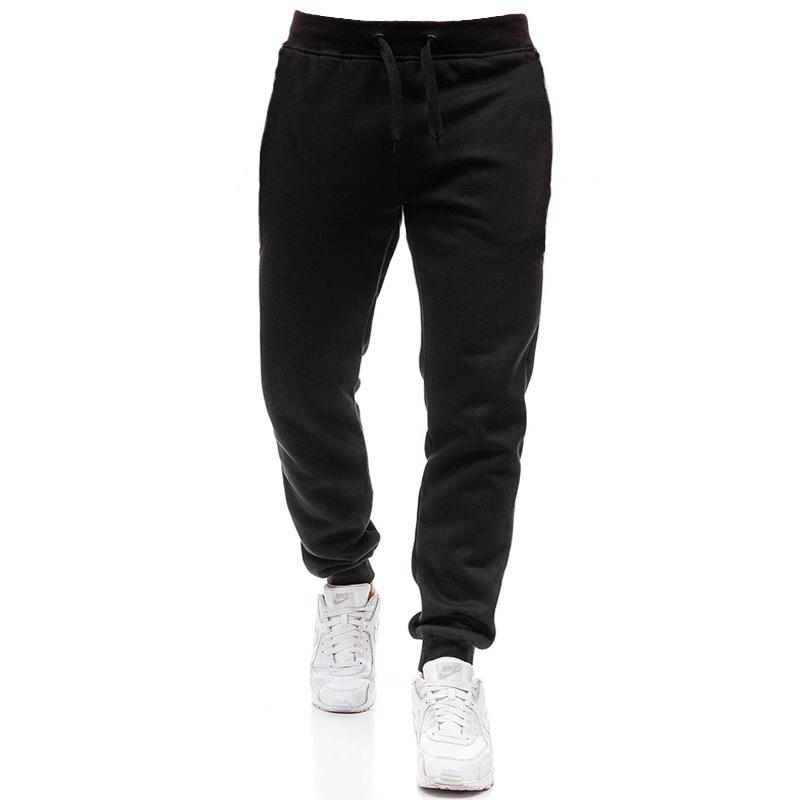 Pantalones deportivos casuales de polar para hombre 15268651U