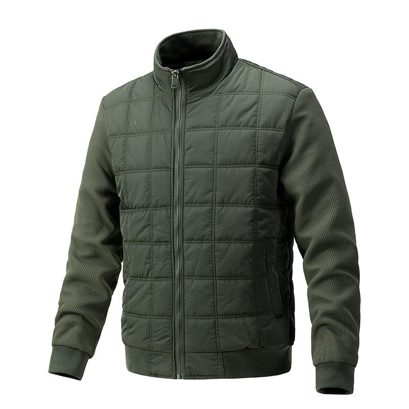 Veste matelassée décontractée à col montant pour homme 18461026F