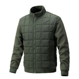 Men's Casual Quilted Stand Collar Jacket 18461026F