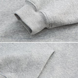 Men's Casual Solid Color Button Kangaroo Pocket Pullover Hoodie 43311678M