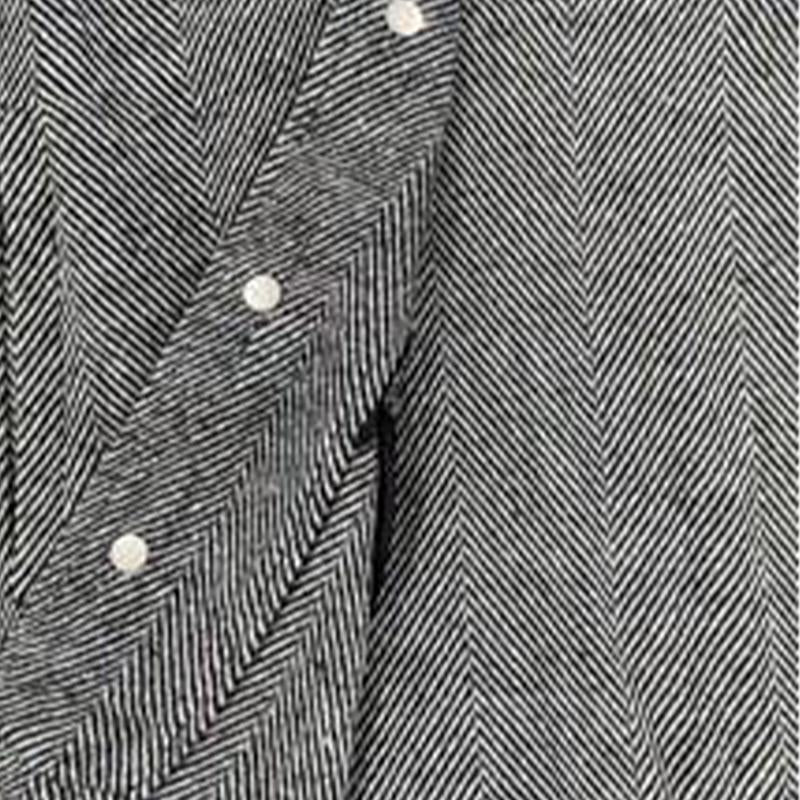 Men's Solid Color Herringbone Lapel Thin Jacket 24251614X