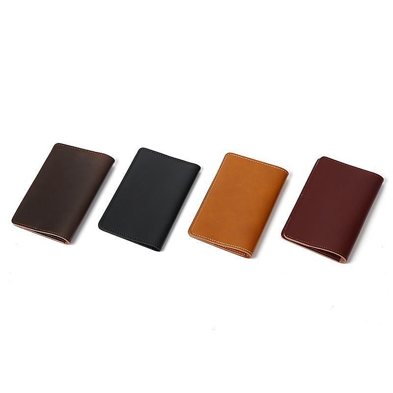 Men's Genuine Leather Wallet Vertical Retro Wallet 50365016X