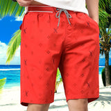 Men's Cotton Loose Straight Beach Shorts 82679219X
