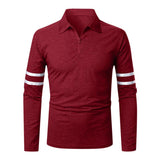 Men's Loose Buttoned Casual Lapel Polo Shirt 26409026X