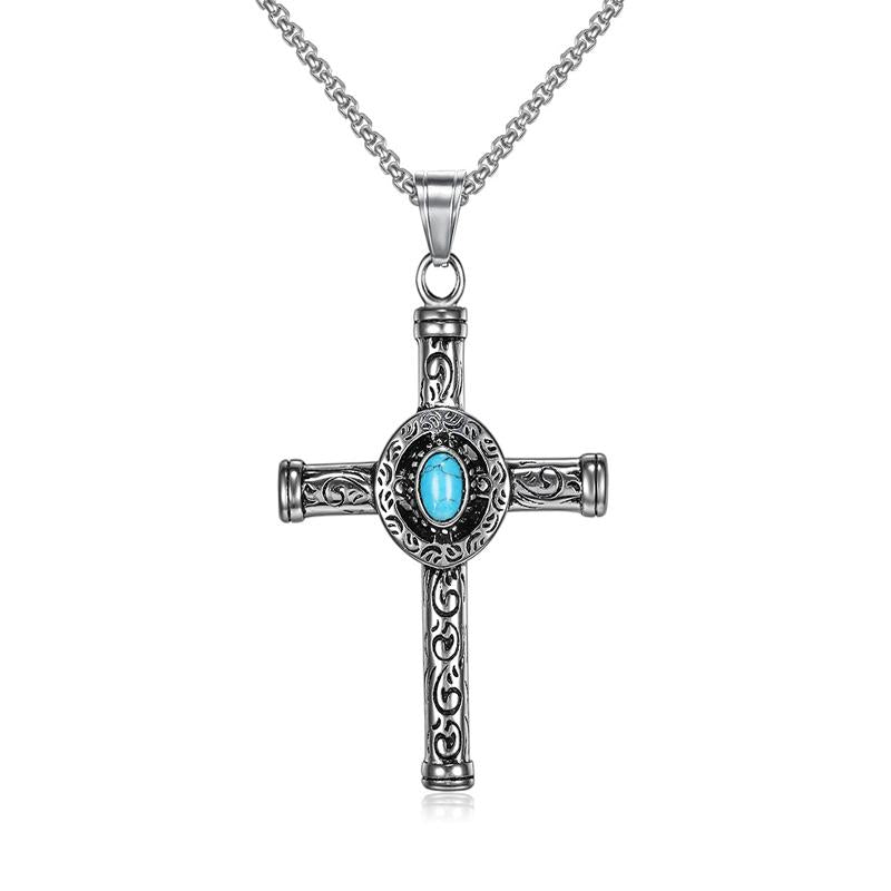 Collier croix décontracté vintage 32677858TO