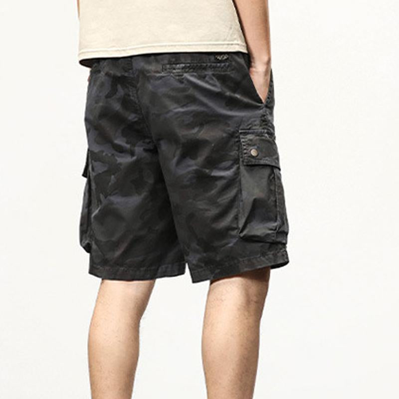 Men's Multi-Pocket Camo Cargo Shorts 22285777Y