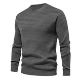 Men's Loose Round Neck Casual Long Sleeve T-shirt 20236735U