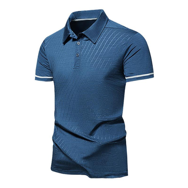Men's Loose Quick-drying Solid Color Casual POLO Shirt 09337779X