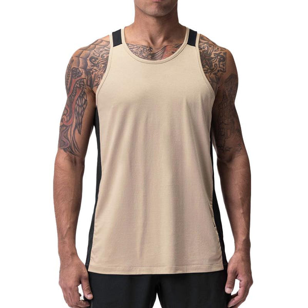 Men's Mesh Stitching Breathable Outdoor Sports Tank Top 33224864X