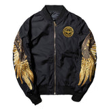 Men's Embroidered Baseball Puffer Jacket 21104745U