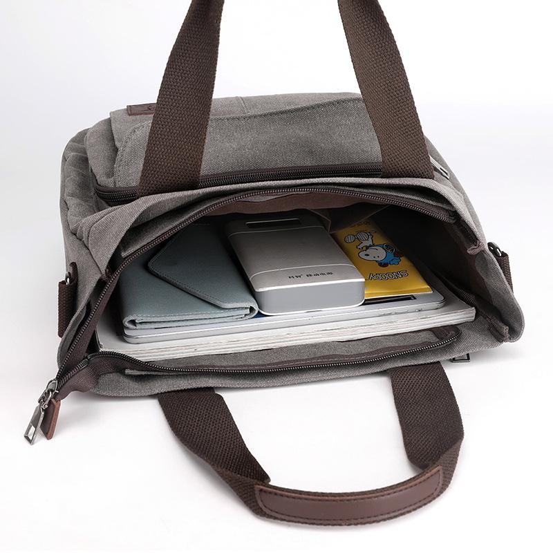 Retro Casual Canvas Bag Shoulder Crossbody Bag 36298813X