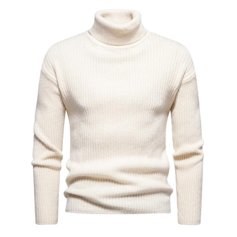 Men's Turtleneck Solid Color Sweater 40059462X