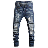 Men's Ripped Stretch Slim Jeans 44696788Y