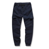 Men's Casual Solid Color Multi-Pocket Cargo Pants 24802725Y