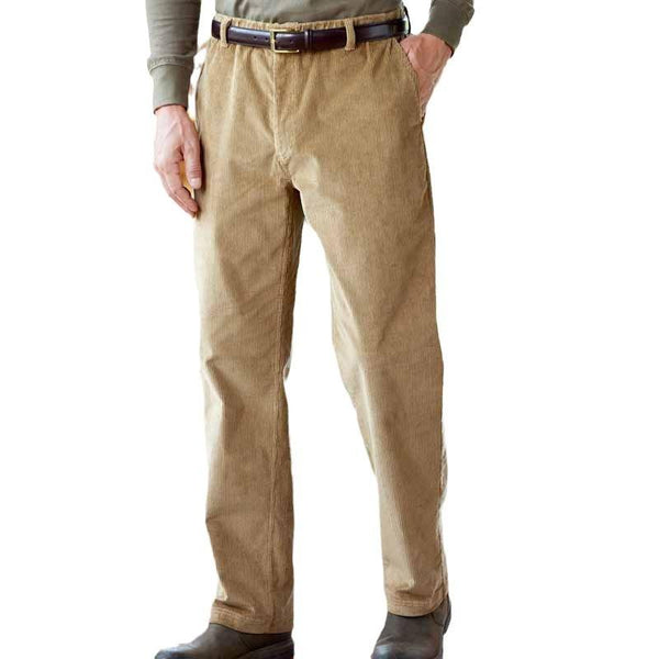 Men's Solid Color Corduroy Straight Casual Pants 10089035Z