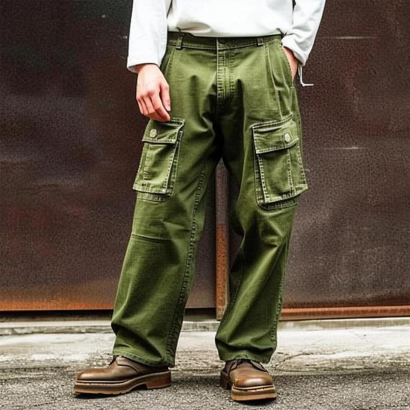 Men's Casual Outdoor Multi-pocket Cargo Pants 51262615M