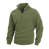 Men's Solid Color Stand Collar Pullover Sweatshirt 26890207X