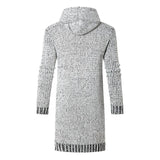 Men's Mid-length Hooded Knitted Cardigan 83435111X