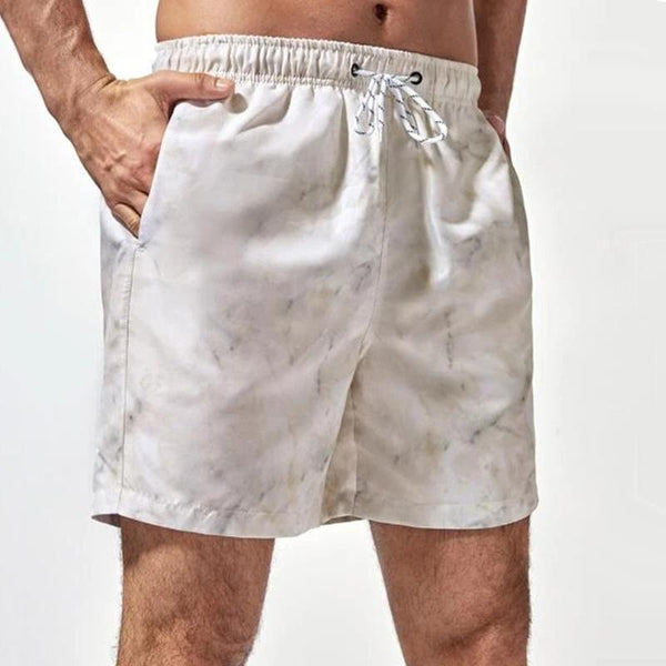 Men's Casual Quick-drying Drawstring Shorts Beach Pants 33952771TO