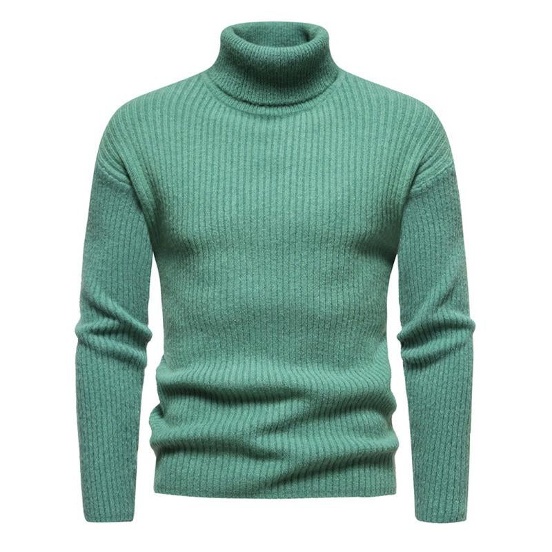 Men's Turtleneck Solid Color Sweater 40059462X