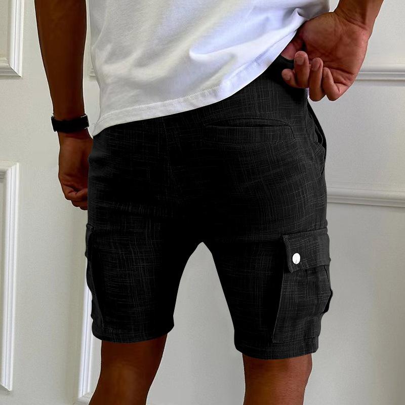 Men's Multi-pocket Cotton Sports Cargo Shorts 62872642X