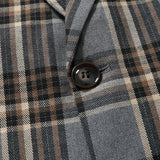 Men's Vintage Check One Button Business Casual Blazer 36800248Y