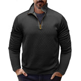 Men's Casual Zip-up Stand Collar Sweatshirt 91362105X