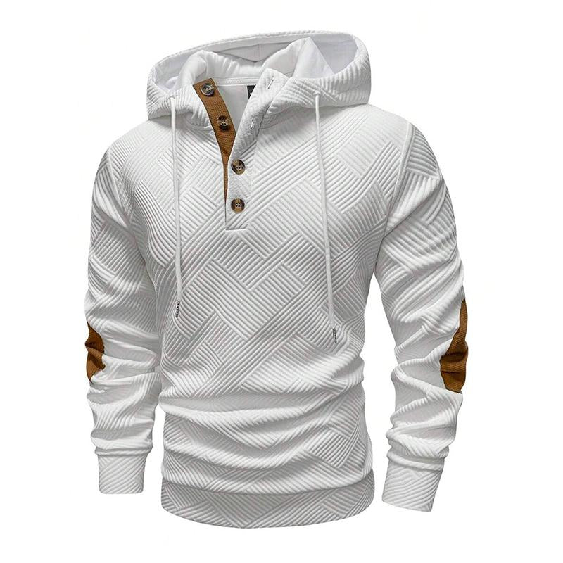 Men's Colorblock Casual Pullover Hoodie 09678613X