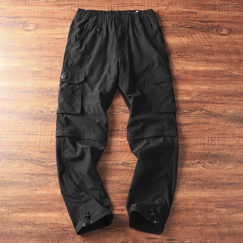 Pantalones cargo rectos desmontables y sueltos para exteriores para hombre 45896177Y