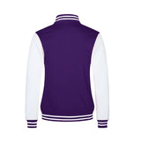 Men's Color Block Stand Collar Single Breasted Baseball Jacket 39120105Z
