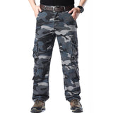 Men's Casual Outdoor Multi-Pocket Camouflage Loose Cargo Pants 47533965M