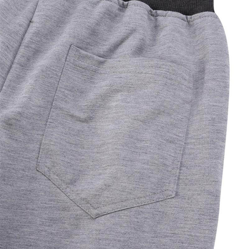 Men's Casual Elastic Loose Solid Color Straight Trousers 79440773X