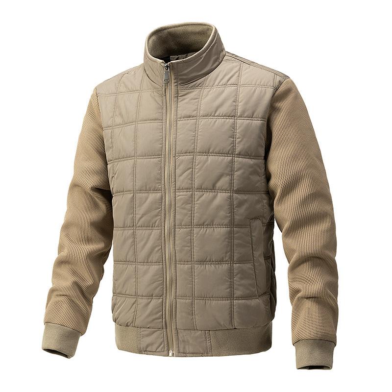 Veste matelassée décontractée à col montant pour homme 18461026F