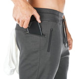 Men's Solid Drawstring Elastic Waist Sports Casual Pants 93142984Z