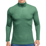 Men's Solid Color Turtleneck Sweater 30507586U