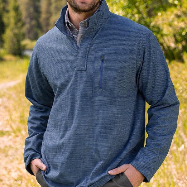 Men's Vintage Solid Color Stand Collar Half Zip Pullover Sweatshirt 21652114X