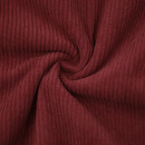 Men's Colorblock Corduroy Stand Collar Raglan Sleeve Sweatshirt 72139133Z