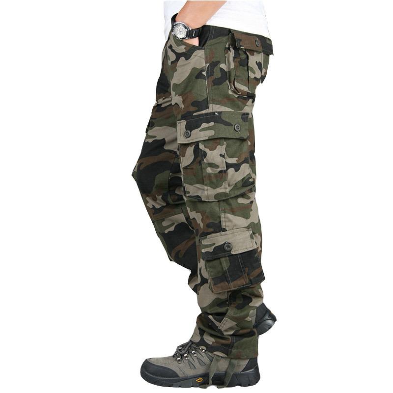 Pantalones cargo de camuflaje para hombre 92568503TO