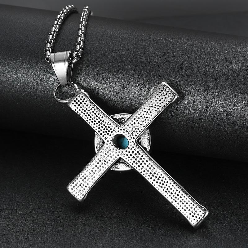 Vintage Casual Cross Necklace 32677858TO