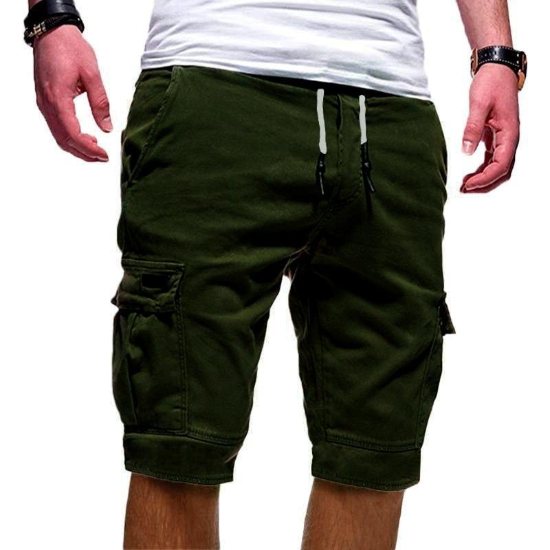 Men's Summer Casual Multi-Pocket Loose Shorts 02431848M