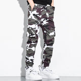 Men's Casual Camouflage Multi Pocket Cargo Pants 48398421Y