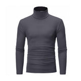 Men's Classic Slim High Neck Long Sleeve T-Shirt 69147885K