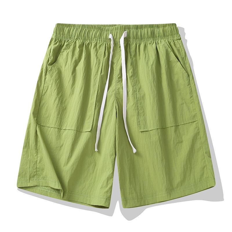 Men's Casual Waterproof Quick-Drying Elastic Waist Shorts 21313941M