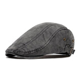 Men's Vintage Distressed Beret 38200659U