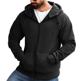 Men's Hooded Polar Fleece Zip-Up Jacket 51830535X