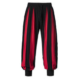 Men's Casual Cotton and Linen Colorblock Casual Pants 28310287X