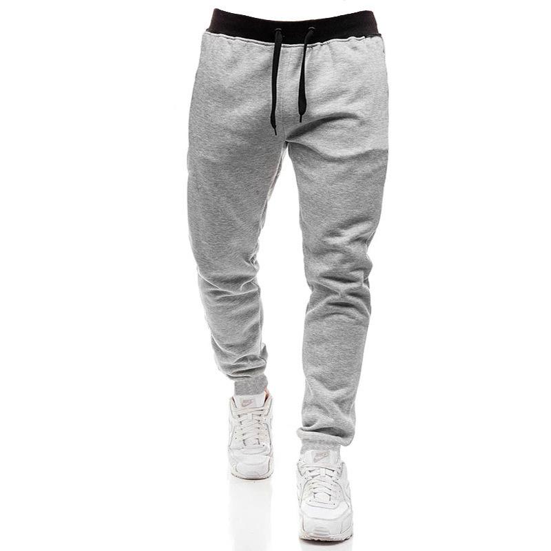 Pantalones deportivos casuales de polar para hombre 15268651U