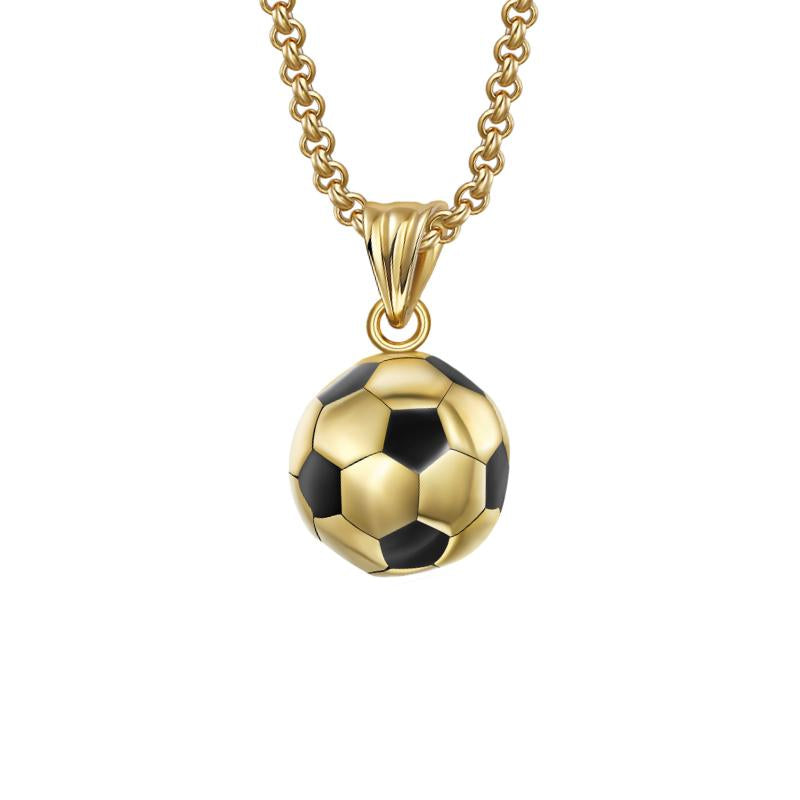 Men's Retro Casual Football Necklace 86744970TO