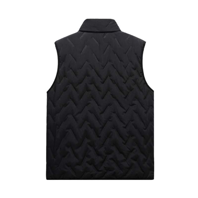 Men's Classic Casual Warm Down Cotton Stand Collar Vest 88142997K