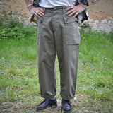 Men's Vintage Multi-pocket Straight-Leg Loose Cargo Trousers 31031389M